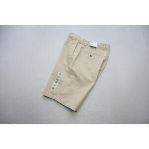 Old Navy Khaki Shorts Ultimate Slim Flex Beige 10" INSEAM Mens Sz 34 NWT